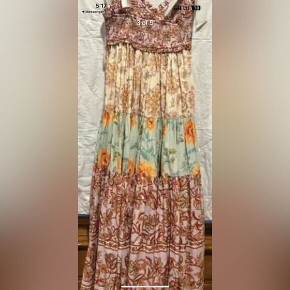 Free People Floral Patchwork Maxi Dress - Picture 4 of 6